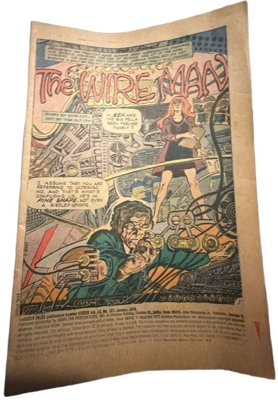 Ghostly Tales No. 127 (January 1978) Featuring The Wire Man